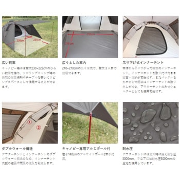 ライダーズタンデムテント DOD(ディーオーディー)