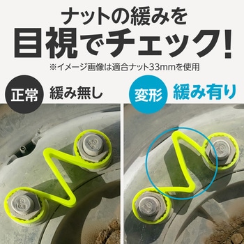 ホイールナットマーカー(インジケーター) 連結タイプ - モノタロウ