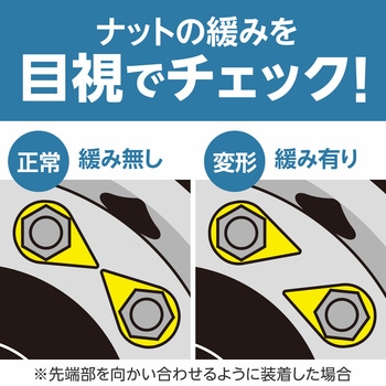 ホイールナットマーカー(インジケーター) 矢印タイプ モノタロウ
