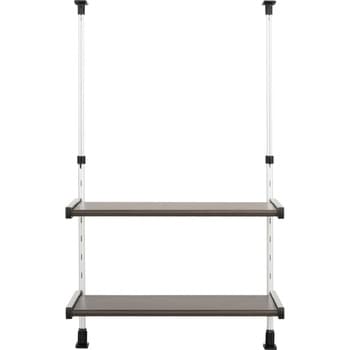木目調ラック モクメタル つっぱりタイプ・幅55cm TAKUBO