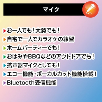 コンパクトCDプレーヤー カラオケセット とうしょう