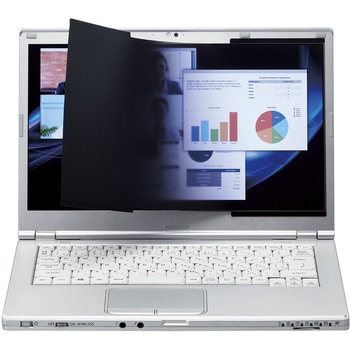 液晶保護フィルター のぞき見防止 プライバシーフィルター ブルーライトカット ナノサクション セキュリティ エレコム