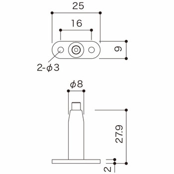 ビス止め用ワイヤーグリッパー(Φ1.0～1.5用) 荒川技研工業
