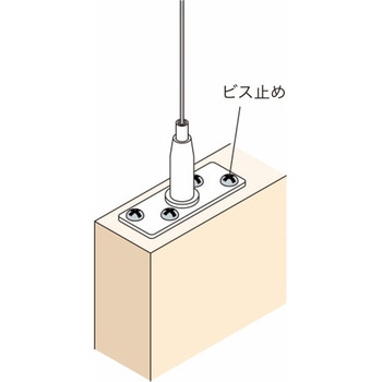 ビス止め用ワイヤーグリッパー(Φ1.5～2.5用) 荒川技研工業