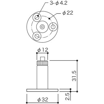 ビス止め用ワイヤーグリッパー(Φ1.0～1.2用) - 荒川技研工業