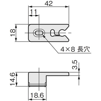下吊元仮固定キャッチ アトムリビンテック