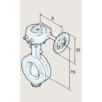建築設備用 汎用 バタフライバルブ OKM(オーケーエム)