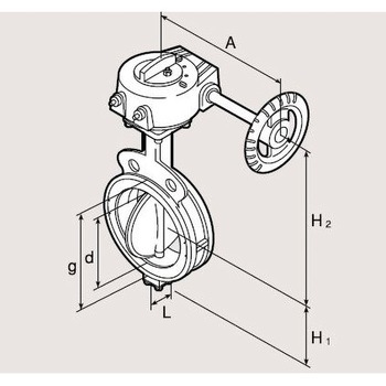 消防防災設備用認定品 バタフライバルブ OKM(オーケーエム)