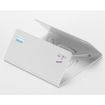 監視・ドームカメラポールマウントブラケット固定スタンド取り付け金具108x105mm【白】 bitstrong