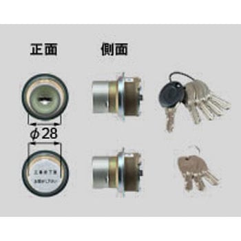 レバーハンドル用(PS)シリンダセット(40mm)ドア用 新日軽(LIXIL)