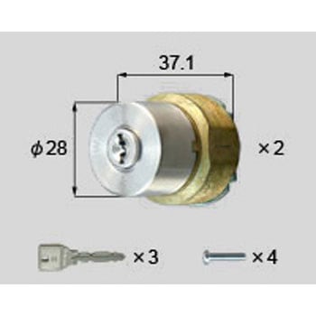 (UR)シリンダーセット 新日軽(LIXIL)
