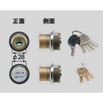 レバーハンドル用(PS)シリンダセット(40mm)ドア用 新日軽(LIXIL)