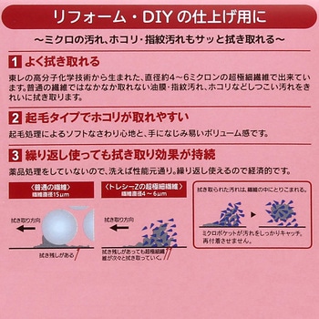 高性能マルチクリーニングクロス 「トレシー」 東レ