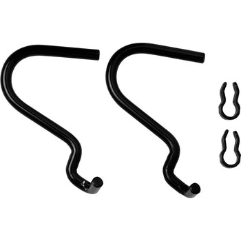 穴あきボード専用黒フック U型 WAKI