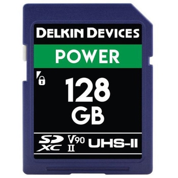 POWER SDXC UHS-II (U3/V90) SDカード Delkin
