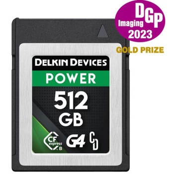 POWER CFexpress Type B G4 メモリーカード Delkin