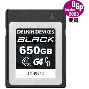 BLACK CFexpress Type B G4 メモリーカード Delkin