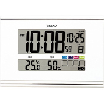 デジタル電波時計 快適環境NAVI - セイコー(SEIKO)