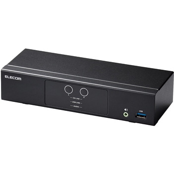 KVMスイッチ 切替器 4K ディスプレイ端子 HDMI/マウス・キーボード端子 USB-Aポート エレコム