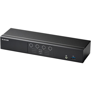 KVMスイッチ 切替器 4K ディスプレイ端子 HDMI/マウス・キーボード端子 USB-Aポート エレコム