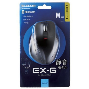 ワイヤレスマウス 無線 Bluetooth 静音 5ボタン Mサイズ 握りの極み エレコム