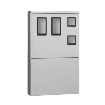 ステンレス製塗装付屋外引込計器盤用キャビネット SCMO 河村電器産業