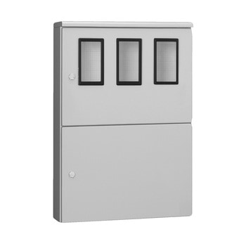 ステンレス製塗装付屋外引込計器盤用キャビネット SCMO 河村電器産業