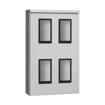 ステンレス製塗装付屋外引込計器盤用キャビネット SCMO 河村電器産業