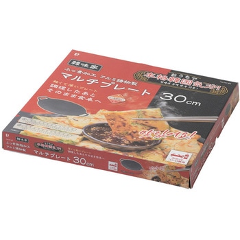 韓味家 ふっ素加工アルミ鋳物製IH対応マルチプレート パール金属