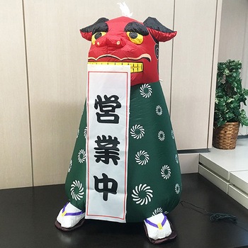 エアブロー 獅子舞(高さ：100cm ) アルファ(販促)