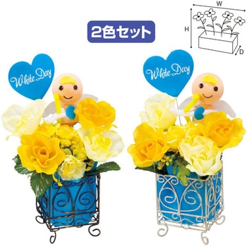 ホワイトデーキューブカール2色セット アルファ(販促)