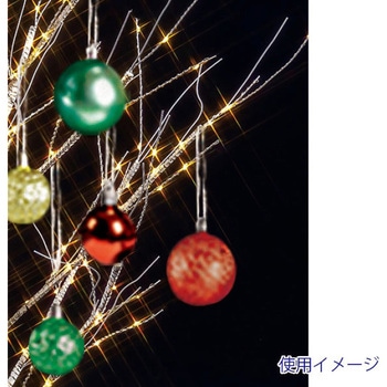 オーナメントセット(クリスマスカラー) アルファ[販促]
