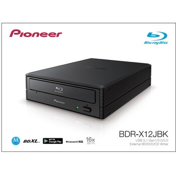 BDR-X12JBK 5インチハーフハイト外付けブルーレイドライブ 1台 Pioneer