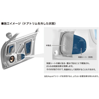 アルミガラスクロステープ 制振シート 補強用テープ audio-technica