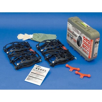 新チェーン規制対応 早く・楽に・確実に装着 非金属タイプ タイヤチェーン クイック・イージー 日本製 バイアスロン