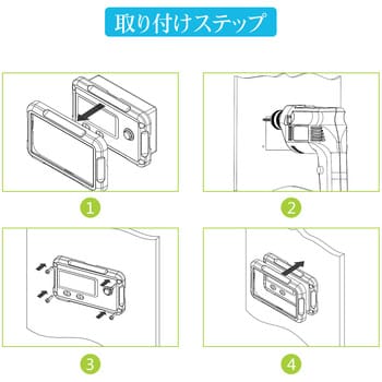 スマートリン酸鉄リチウムイオンバッテリー専用モニター RENOGY JAPAN 寸法70×110×31.8mm - 【通販モノタロウ】