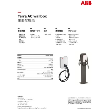 電気自動車用AC普通充電器 ABB