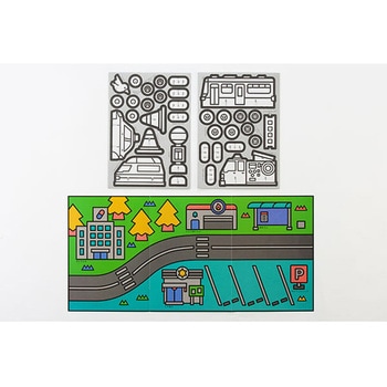はじめてのダンボール工作キット まちのくるま 銀鳥産業