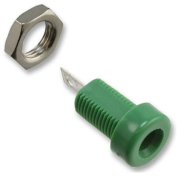 バナナ ジャック 15A ソルダー グリーン ユニペックス(UNI-PEX)