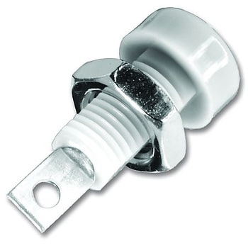 バナナ ジャック 15A ソルダー ホワイト ユニペックス(UNI-PEX)