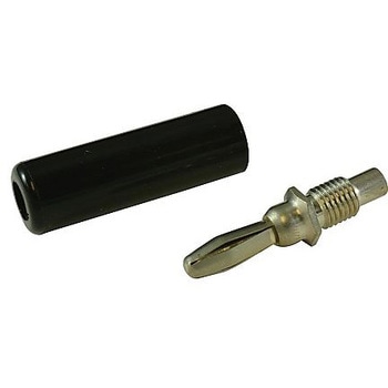 バナナ プラグ 15A ソルダー ブラック ユニペックス(UNI-PEX)