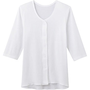 グンゼ 愛情らくらく 7分袖ワンタッチインナー グンゼ 肌着 利用者用