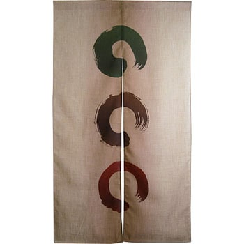 エステル麻のれん 3517 三連円 P・O・Pプロダクツ