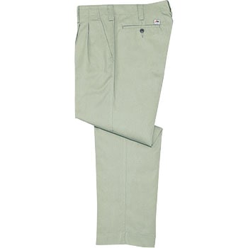 1745 ツータックパンツ (ハーフ) 自重堂