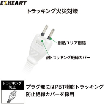 スイッチ付タップ EXHEART