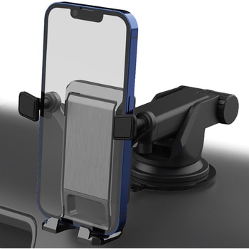自重式スマホホルダー 吸盤取り付け カシムラ