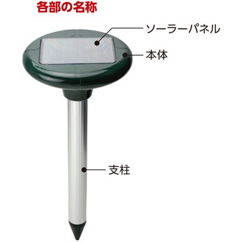 ソーラー式モグラ撃退器 強力型 KENOH