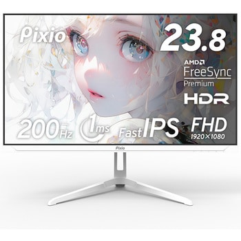 PX248WAVEW-O PX248 Wave ゲーミングモニター 23.8インチ 200Hz FHD 