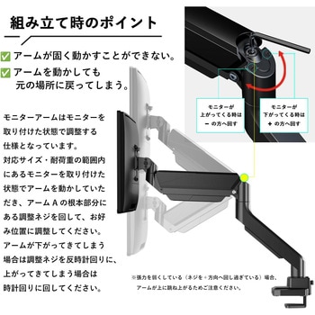 PS2D モニターアーム デュアル 耐荷重15kg 17-35インチ対応 Pixio