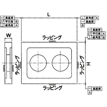 GE-1001 超精密スチール マスターアングル 1個 大菱計器製作所 【通販